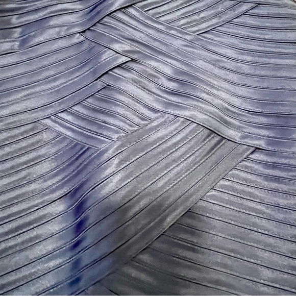 BCBG stunning blue one shoulder mini party dress. Size 2. Ultra flattering! - Picture 4 of 8